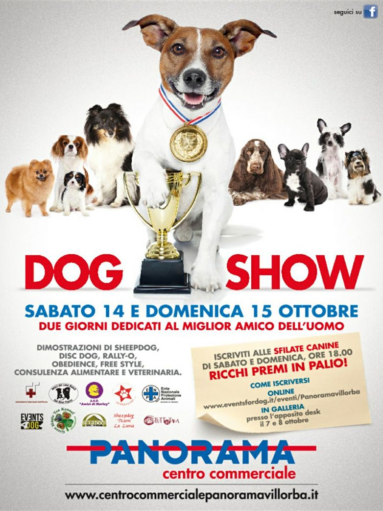 Dog Show al Centro commerciale Panorama Castrette di Villorba